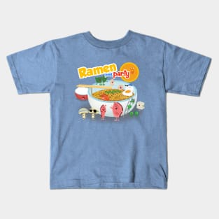 Ramen Pool Party Kids T-Shirt